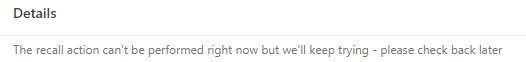 Recalling Email lots of times - Microsoft Q&A