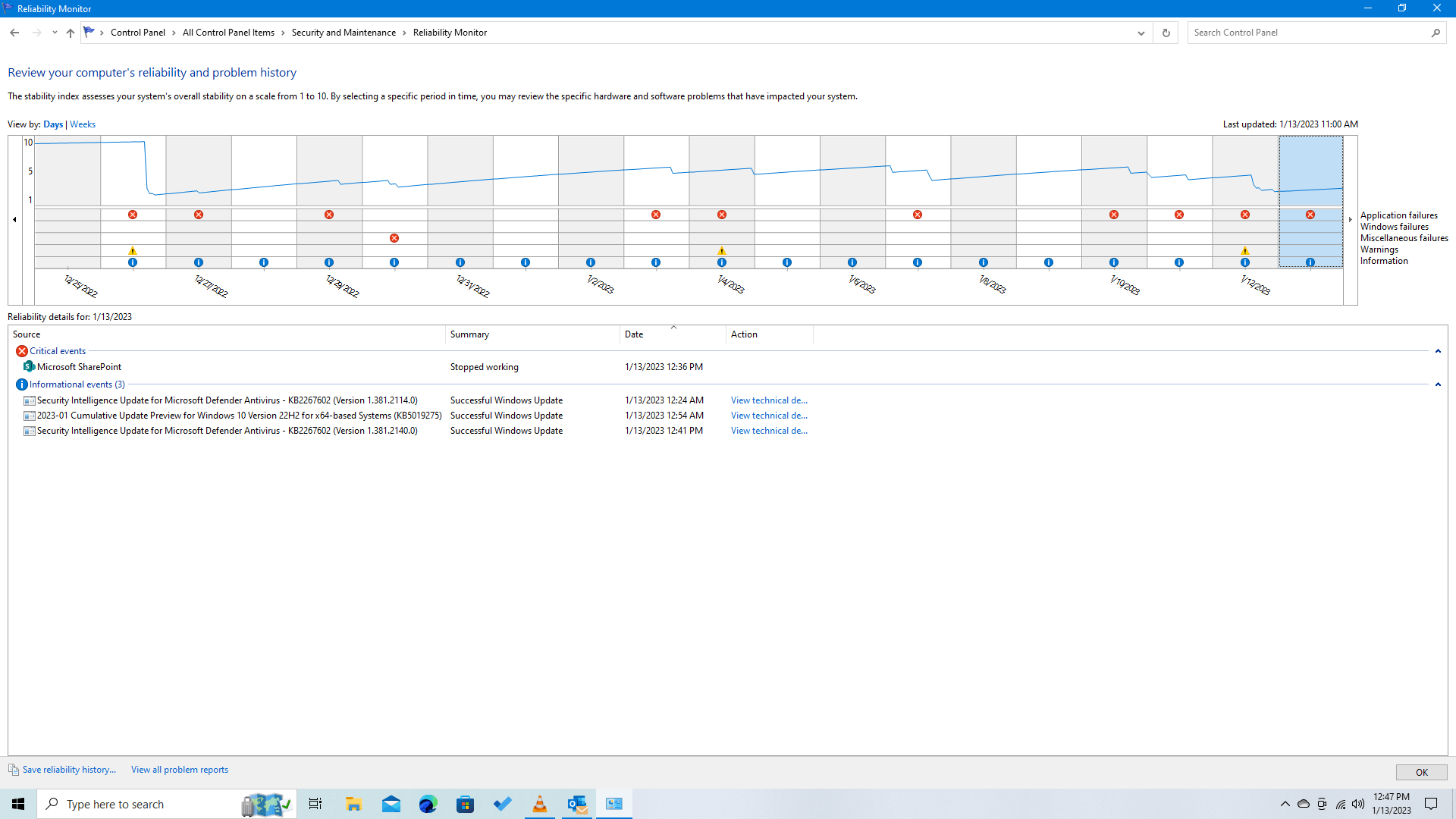 Microsoft SharePoint error - Microsoft Q&A