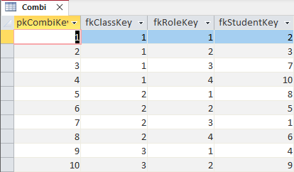 Access Query Design to pull data from one field in one table to ...