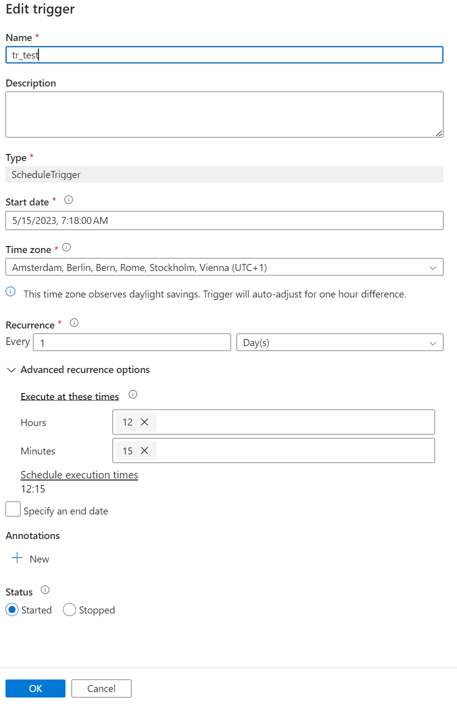 Data Factory Scheduled Trigger not triggerring - Microsoft Q&A
