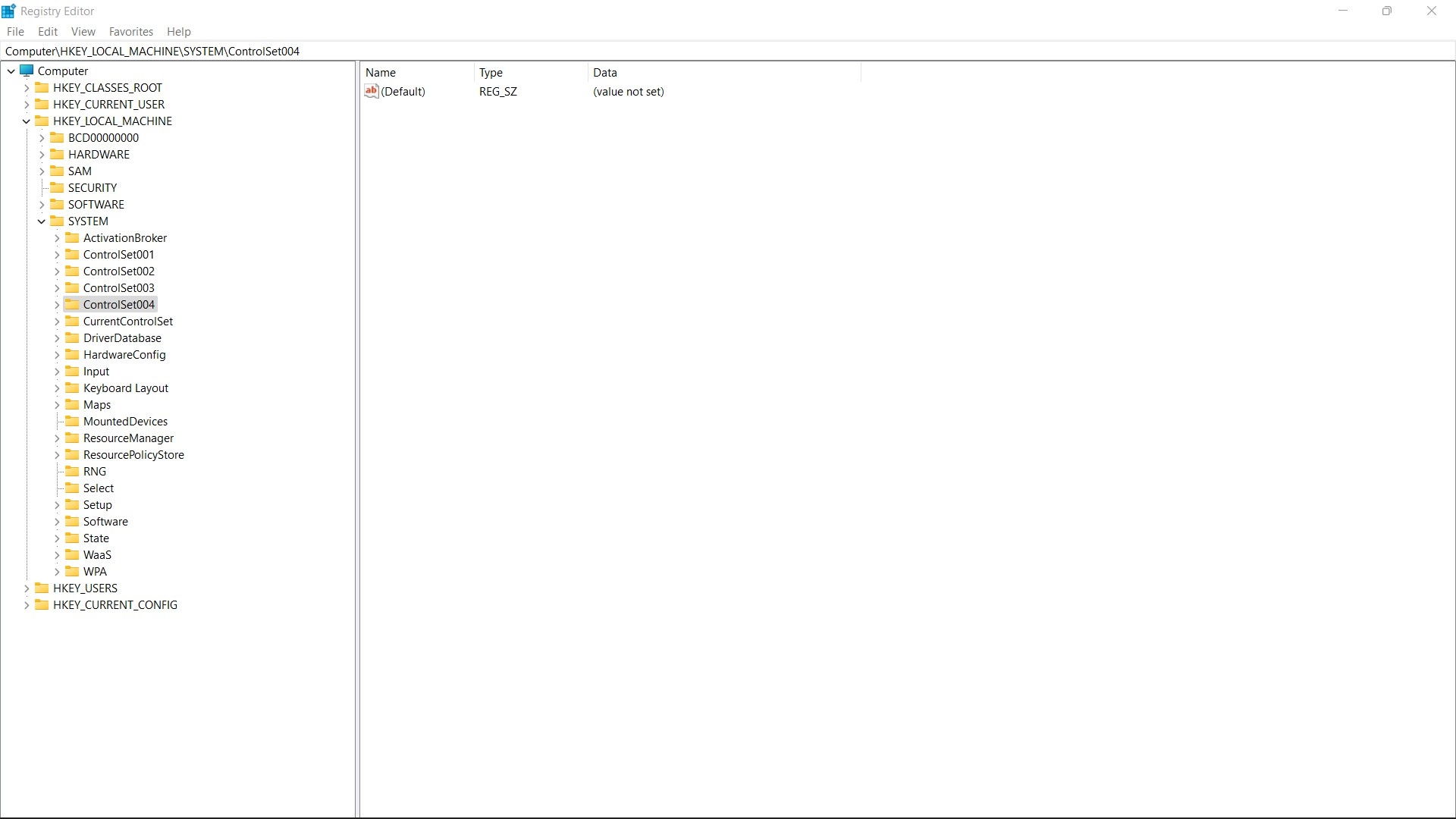 so many ControlSet - Microsoft Q&A