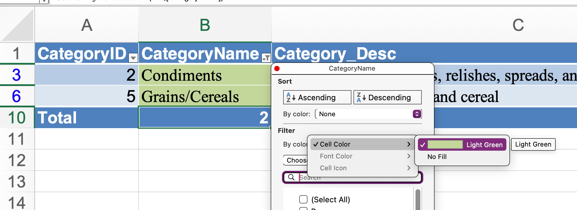 How do I count cell that are a certain color, ie Yellow. - Microsoft Q&A