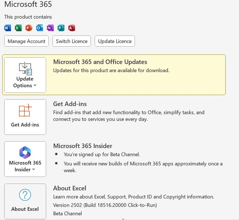 I am using the Microsoft 365, but my Excel App does not have the IMAGE ...