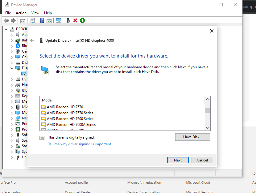 Radeon Graphics is Missing from my Computer - Microsoft Q&A