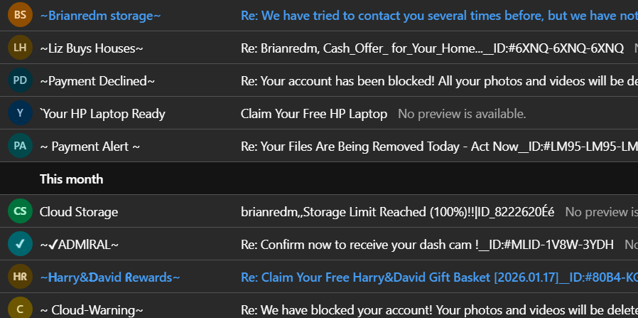 Having a massive issue with scam/junk emails - Microsoft Q&A