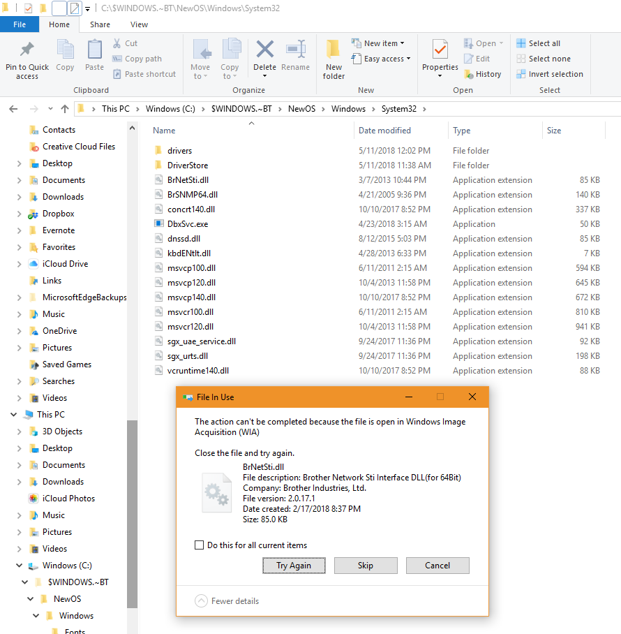 Remove the Windows BT Folder - Microsoft Q&A