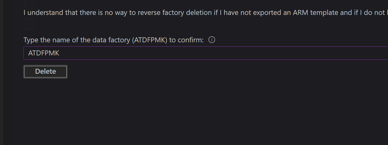 DF delete