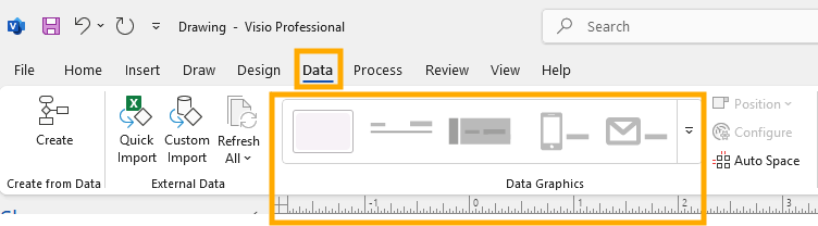 In Visio how do you format Text Call Out Data Graphic to Change the ...
