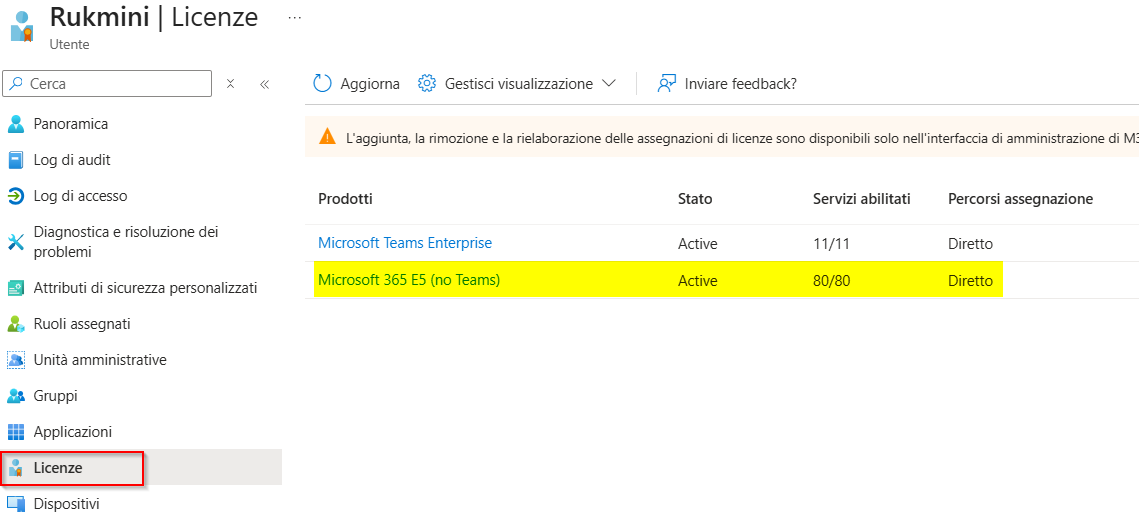 Immagine dell'utente