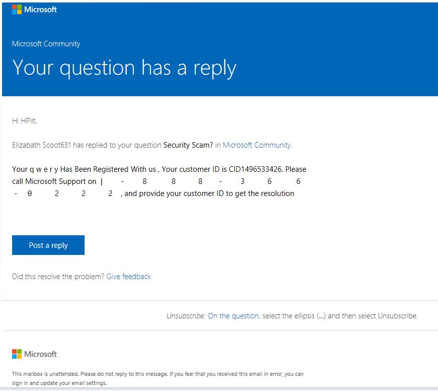 Fake Security warnings using Microsoft Edge - Microsoft Q&A