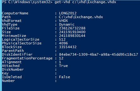 Get-VHD file sizing