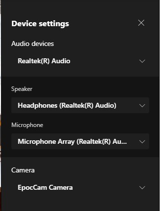Device settings missing in Teams - Microsoft Q&A