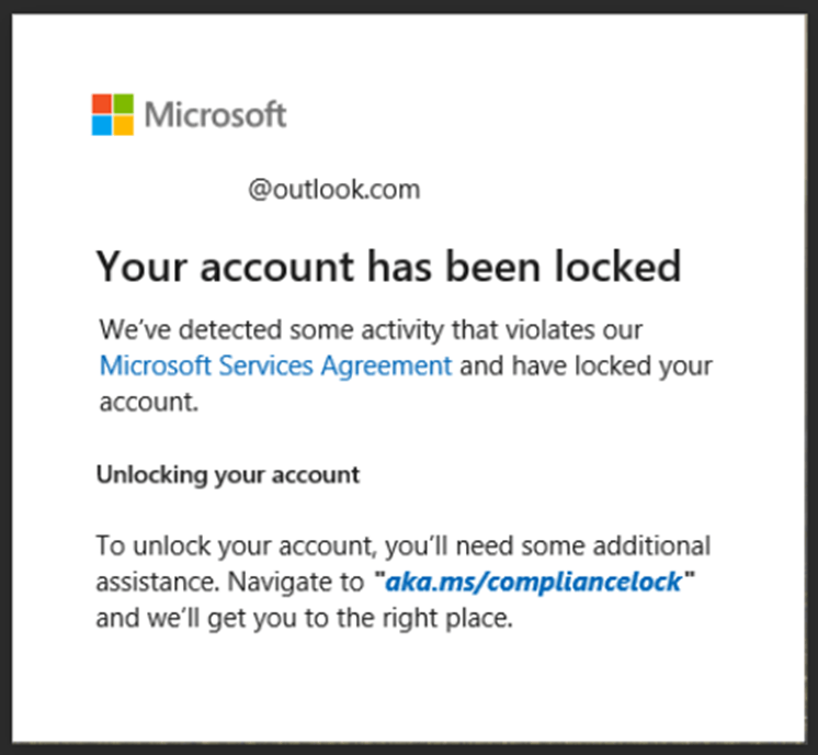 This Site is Temporary unavailable" when trying to select 'it wasn't me ...