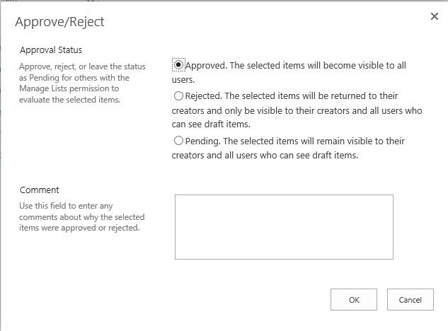 Can you rename the Approve/Reject's Approval Status? - Microsoft Q&A