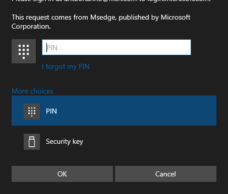 Questionable Microsoft Sign In Page - Microsoft Q&A