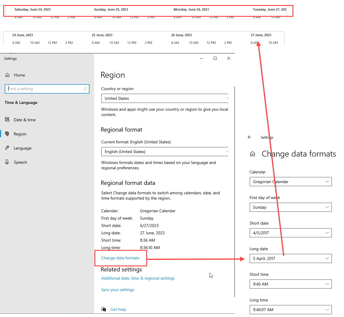 Scheduling Assistant doesn't show the day of week - Microsoft Q&A