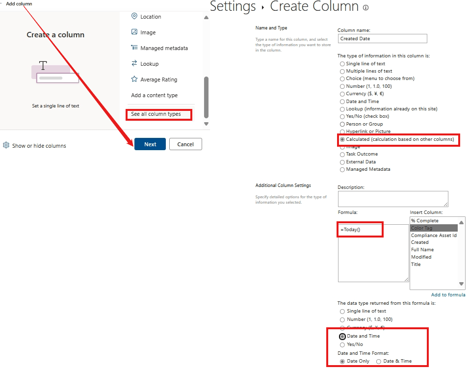 Automatic date of entry in Lists - Microsoft Q&A