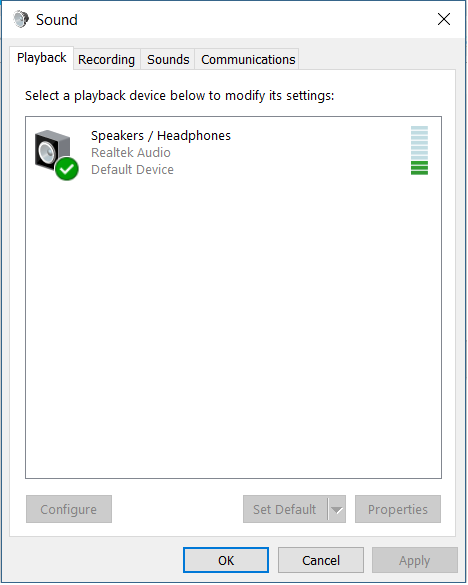 Playback devices - Microsoft Q&A