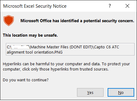 Why cant I get rid of excel security warnings? - Microsoft Q&A