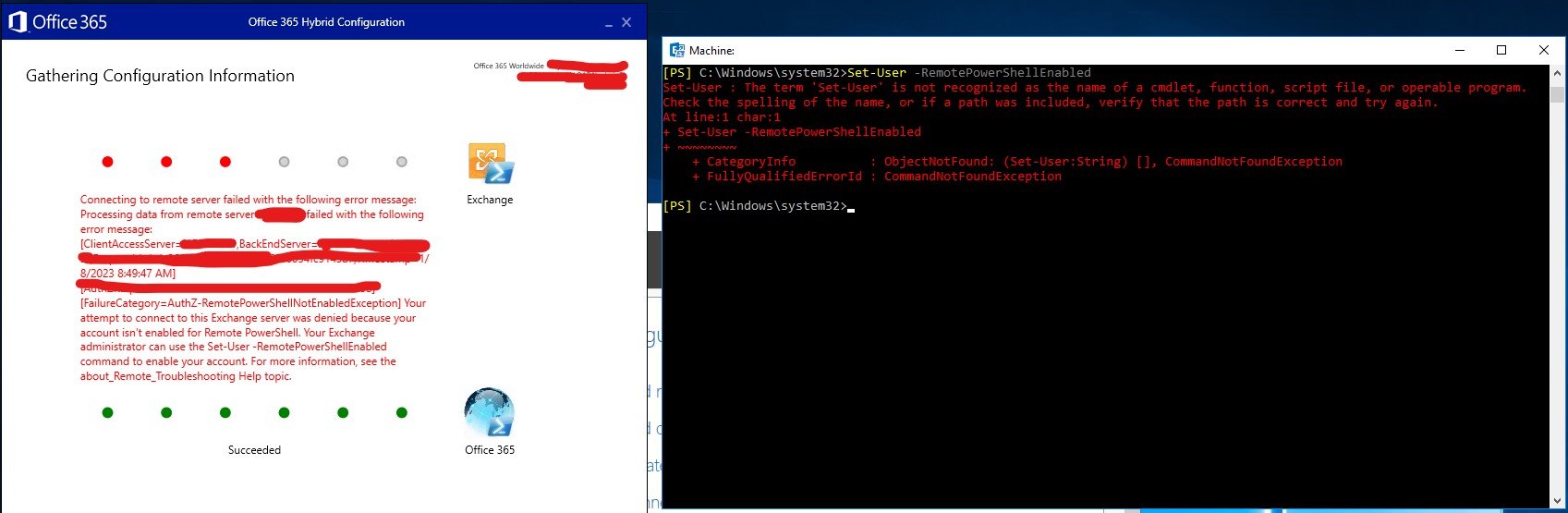 Exchange On-Premises won't connect for migration - Microsoft Q&A