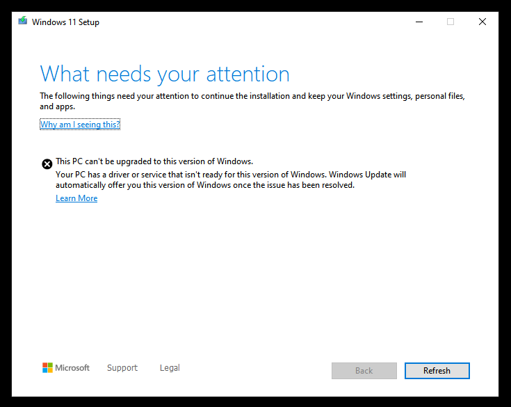 Trouble upgrading from Windows 10 to Windows 11 - Microsoft Q&A