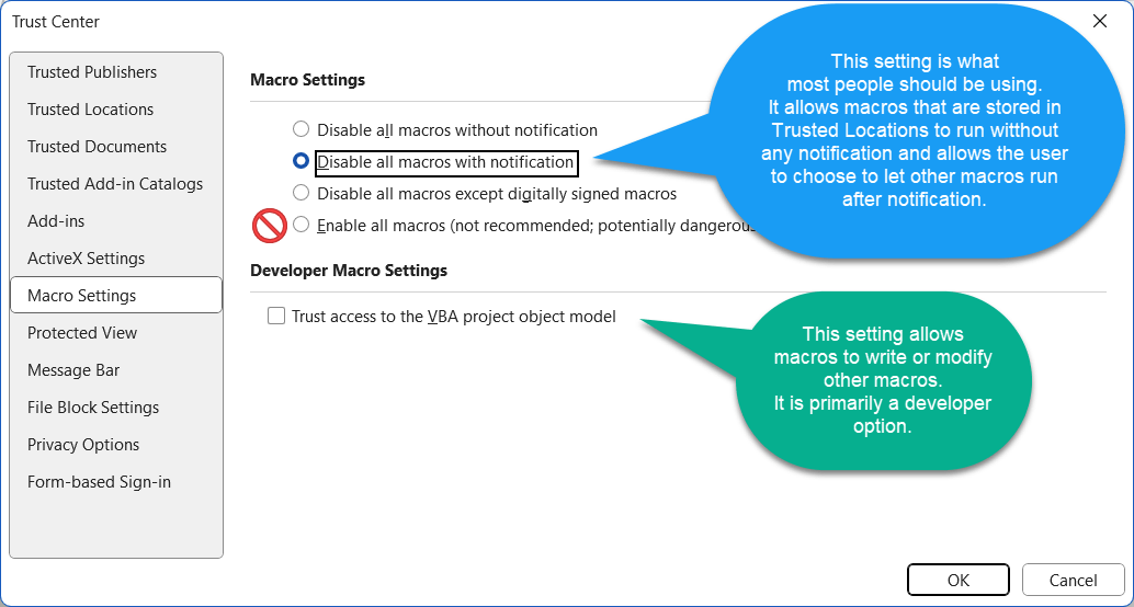 MACROS BLOCKED - YOUR SOLUTIONS DON'T WORK - Microsoft Q&A