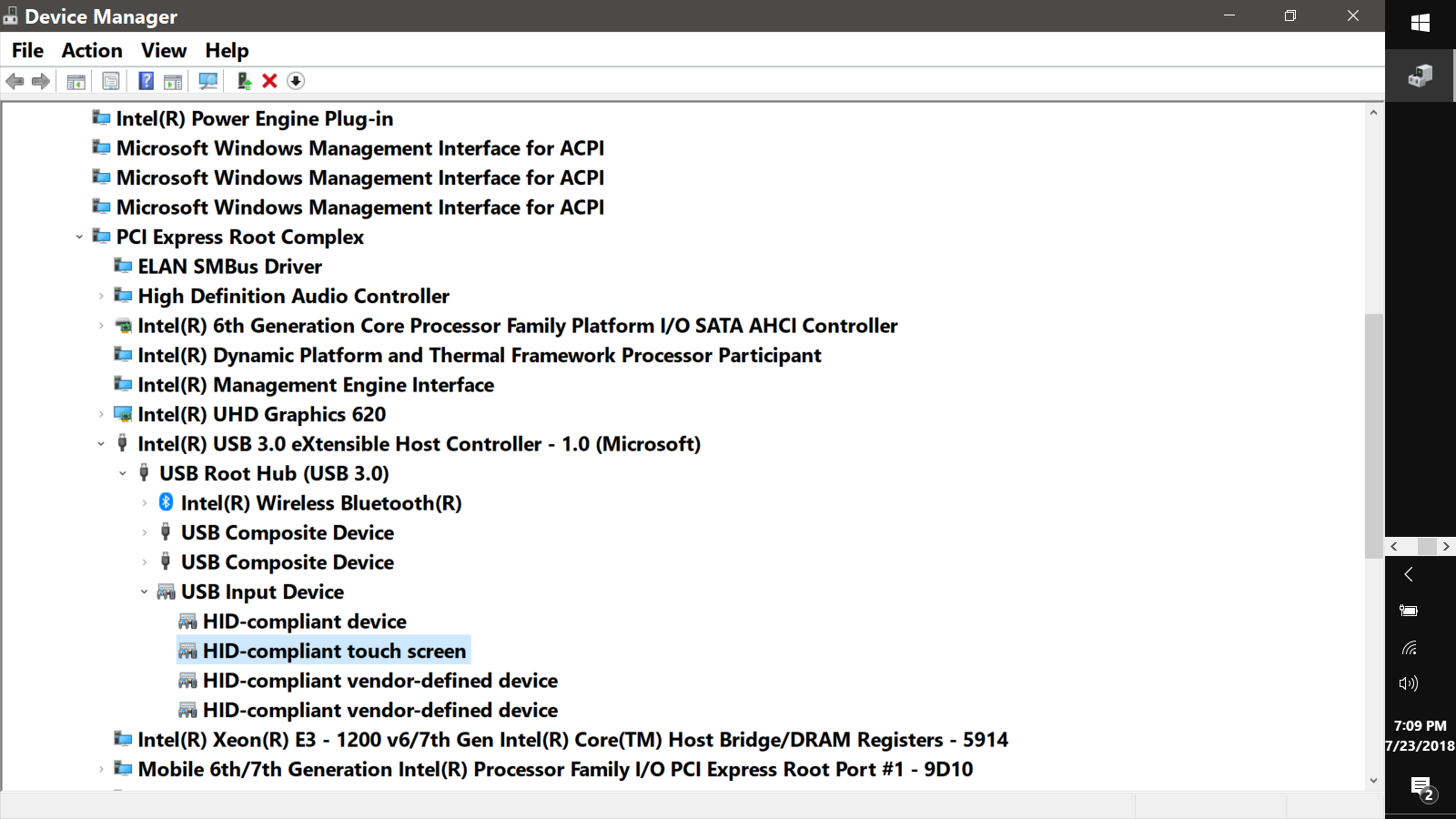 Windows 10 unable to disable touch screen since Windows reset (HID ...