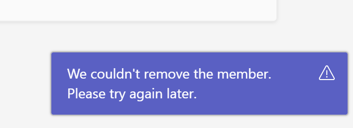 Teams wont allow me to remove myself from a Team - Microsoft Q&A