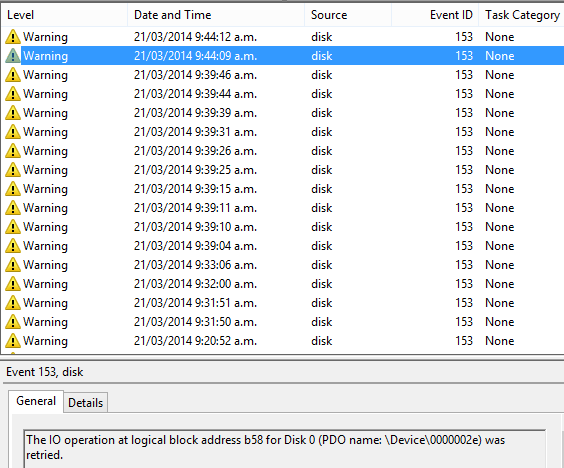Surface Pro 2, high volume of event log errors - Microsoft Q&A