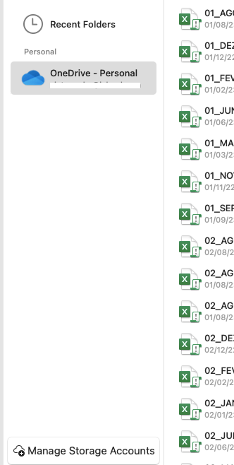 Excel for Mac: File 