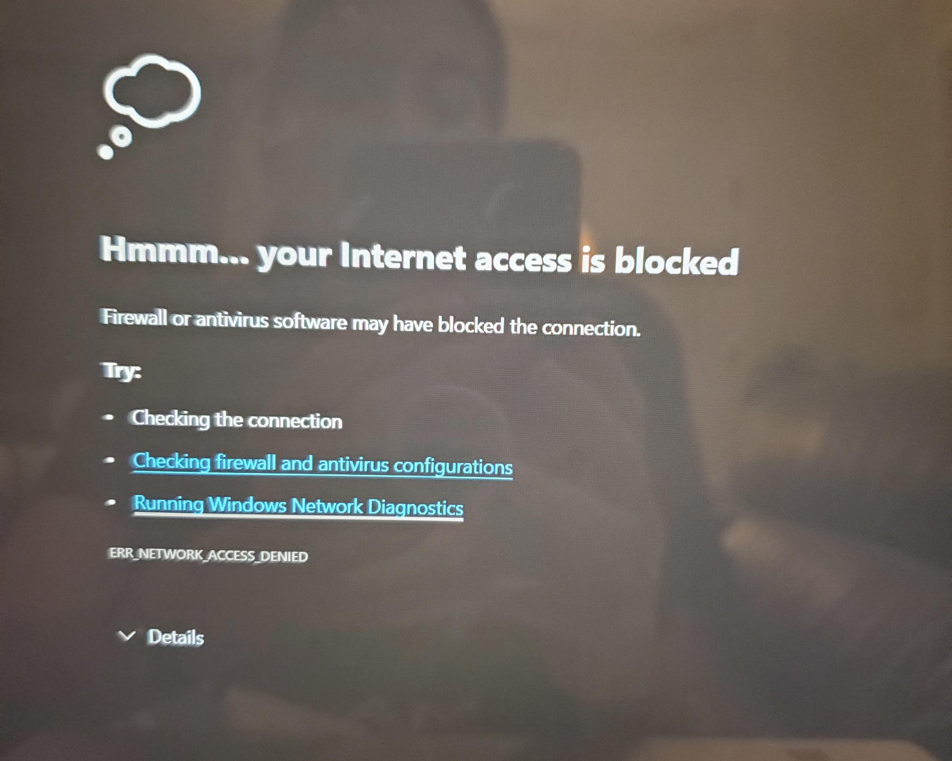 firewall blocking internet to Microsoft edge help fix - Microsoft Q&A