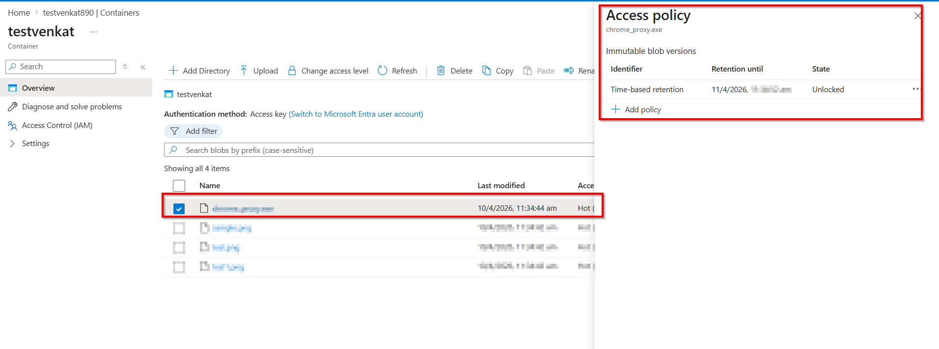 Unable to Delete Storage Account with the Version Level Immutability ...