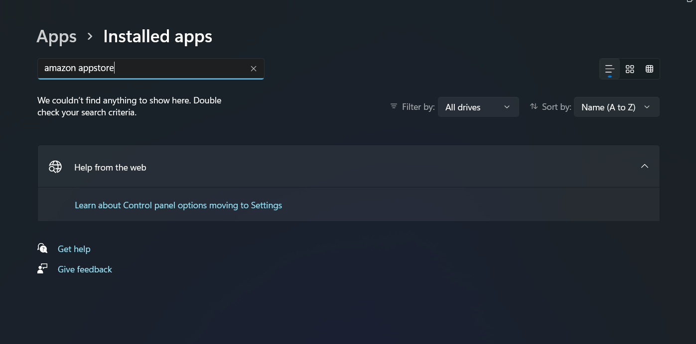 Can't Install Amazon Appstore. - Microsoft Q&A