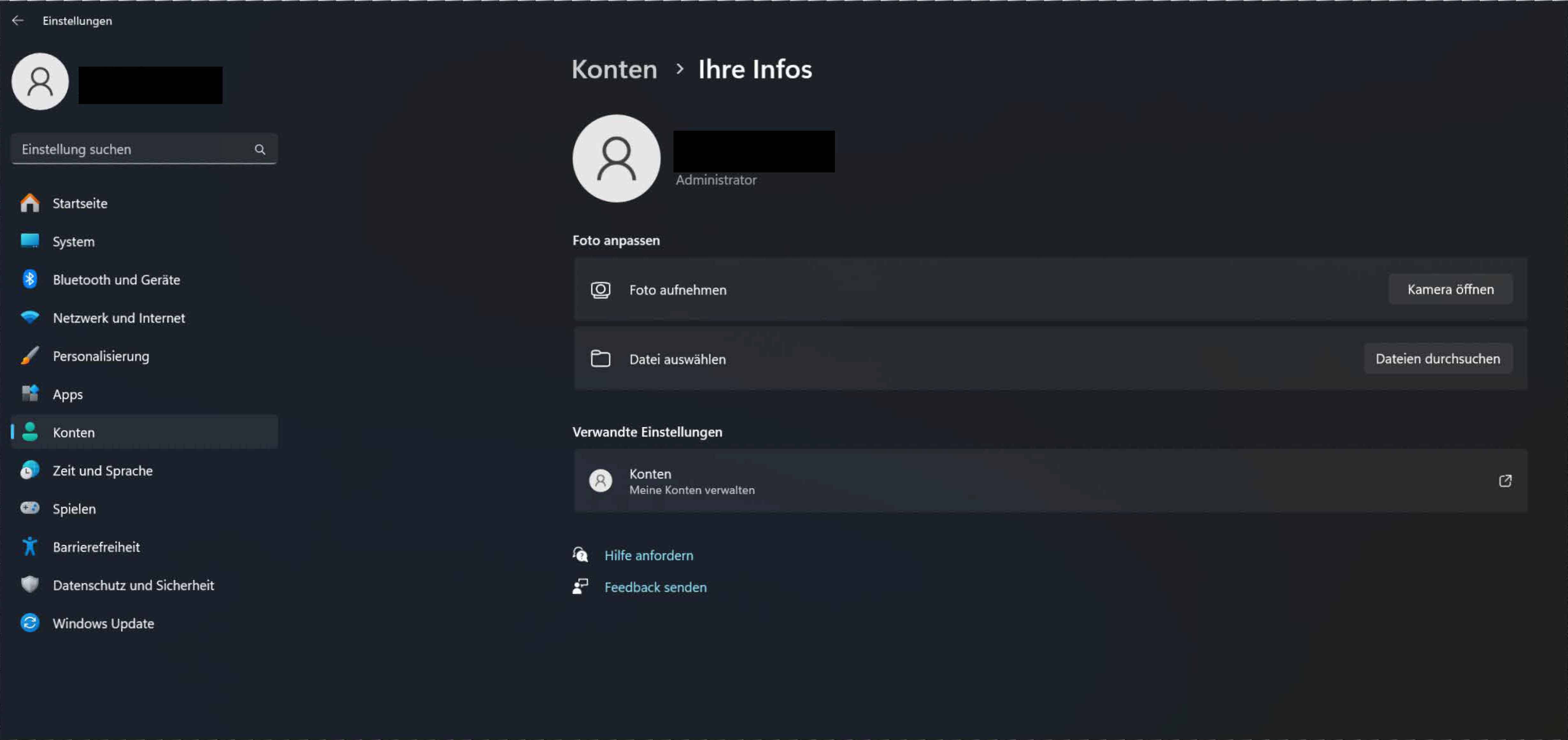 RAM WIRD IM MICROSOFT KONTO UNTER GER TEDETAILS NICHT KORREKT visual data 3