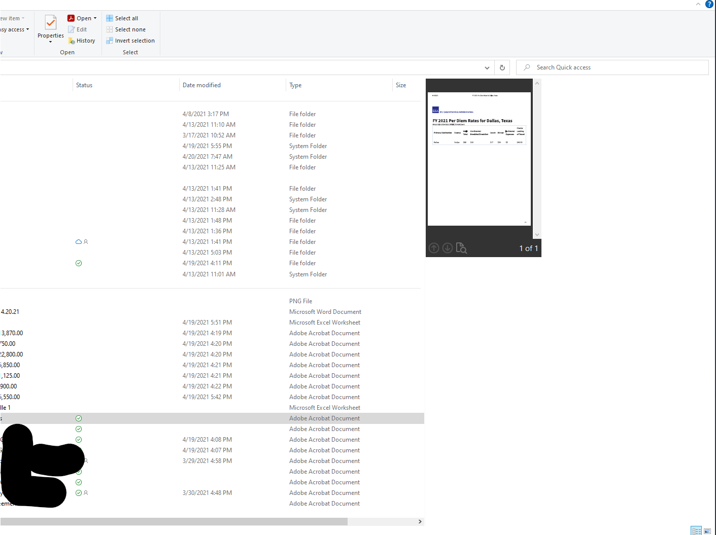 Size of document in Preview Pane on File Explorer is very small ...