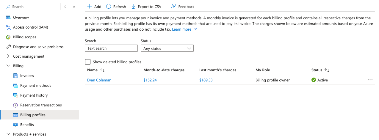 Cannot add tax exempt status in Azure - Microsoft Q&A