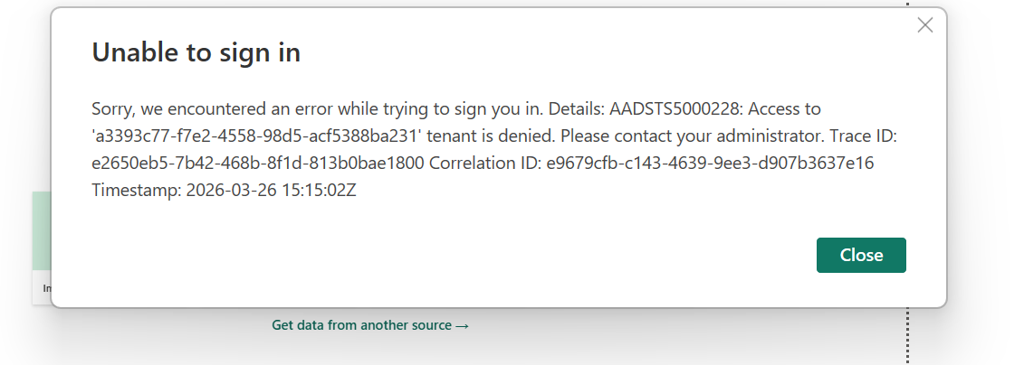 I am unable to access Power BI Service or Microsoft Fabric. - Microsoft Q&A