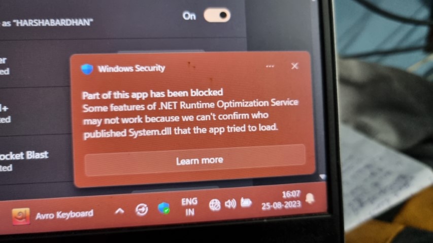 Why pop-up notification coming every 10 seconds saying that some ...