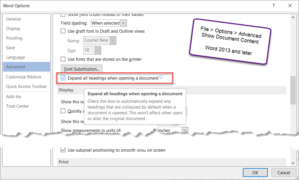2019HeadingStyleCollapseOptions