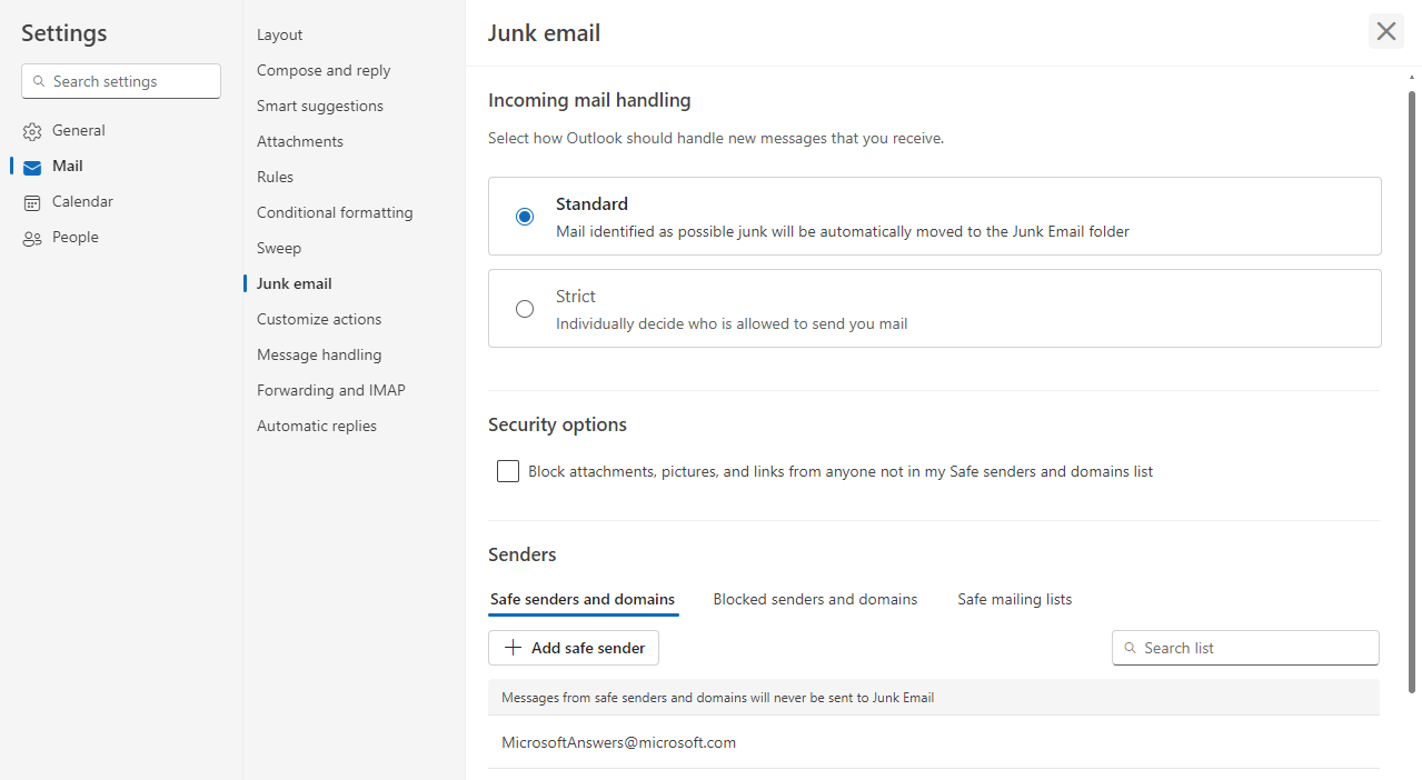 Emails not sending or forwarding to 2 specific addresses - Microsoft Q&A
