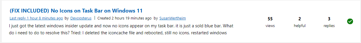 Bugs Report on Windows 11 - Microsoft Q&A