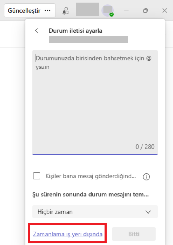 Kullanıcının resmi
