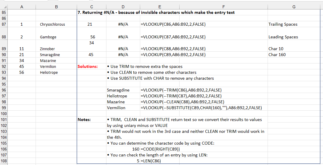 VLookup not returning a value - Microsoft Q&A