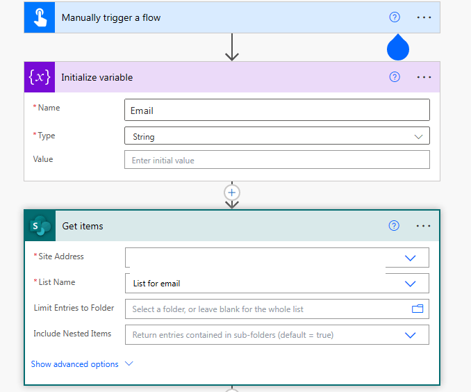 Need Flow to send email to each person listed in a SharePoint list ...