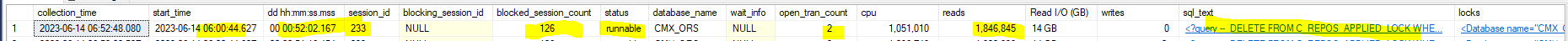 blocking-what is the blocking spid doing