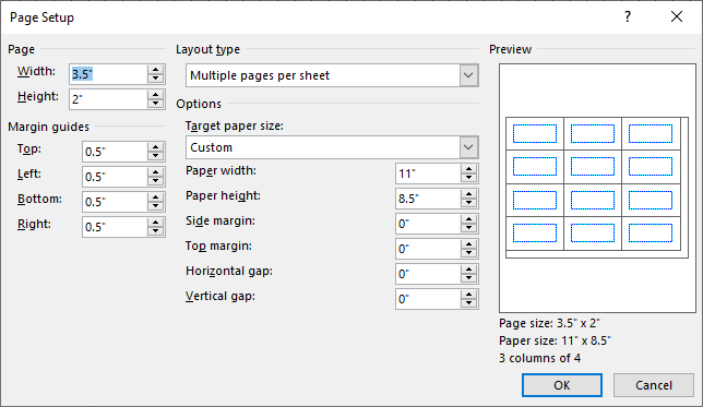 print 12 tickets per page in publisher - Microsoft Q&A
