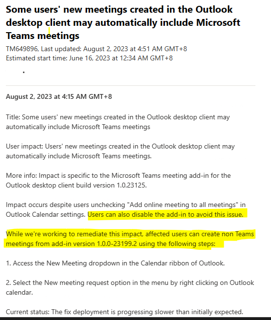 How To Stop Outlook Calendar Invites From Defaulting to TEAMS ...