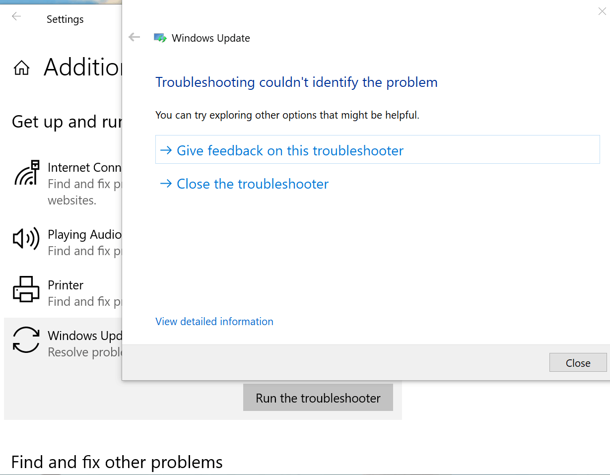 Windows Update - Error Encountered - Microsoft Q&A
