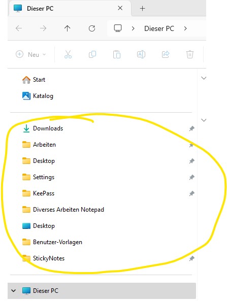 Lost quick access all the time