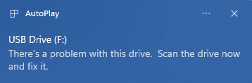USB Drive Disconnects and Freezes Randomly - Microsoft Q&A